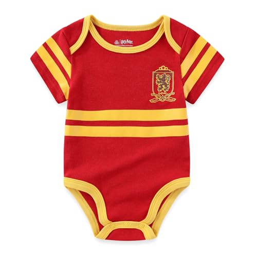 WARNER BROS Harry Potter Baby Boys 5 Pack Bodysuit for Newborn and Infant4