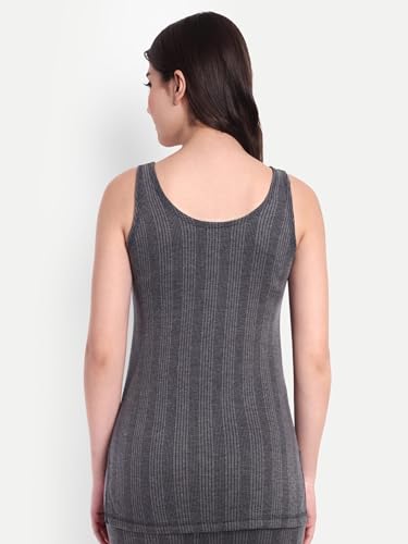 Image of ELEG & STILANCE Women's Thermal Inner Sleeveless Sando Winter Slip Combo Gery & White, Size (32 Till 44)