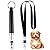 KNOOR Dog Whistle with Lanyard Neck Strap Durable Dog whistle to Stop Barking & Standardized Frequency Dog whistles for Recall Ideal for Dog to Train Basic Obedience & Modify Specific Behaviors