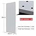 Wooden Pegboard,Metal Pegboard Panel Garage Wall Mounted Tool Organizer with Shelf for Home Office Shed Workshop DIY Garage Storage Wall Mount System Craft Organizer 1mm Thickness Gray 88×30
