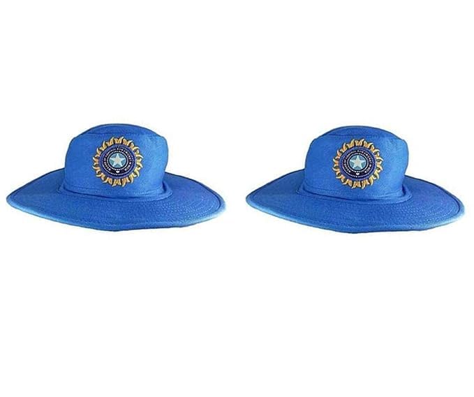 SIMNANI Venture Unisex Indian Cricket Hat Cap | Umpire Hat/Cap for Men/Women-Blue