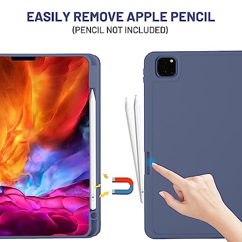 Case for iPad Pro 11 2022/2021/2020/2018 (4th /3rd /2nd /1st Generation) Case with Pencil Holder - Image 2