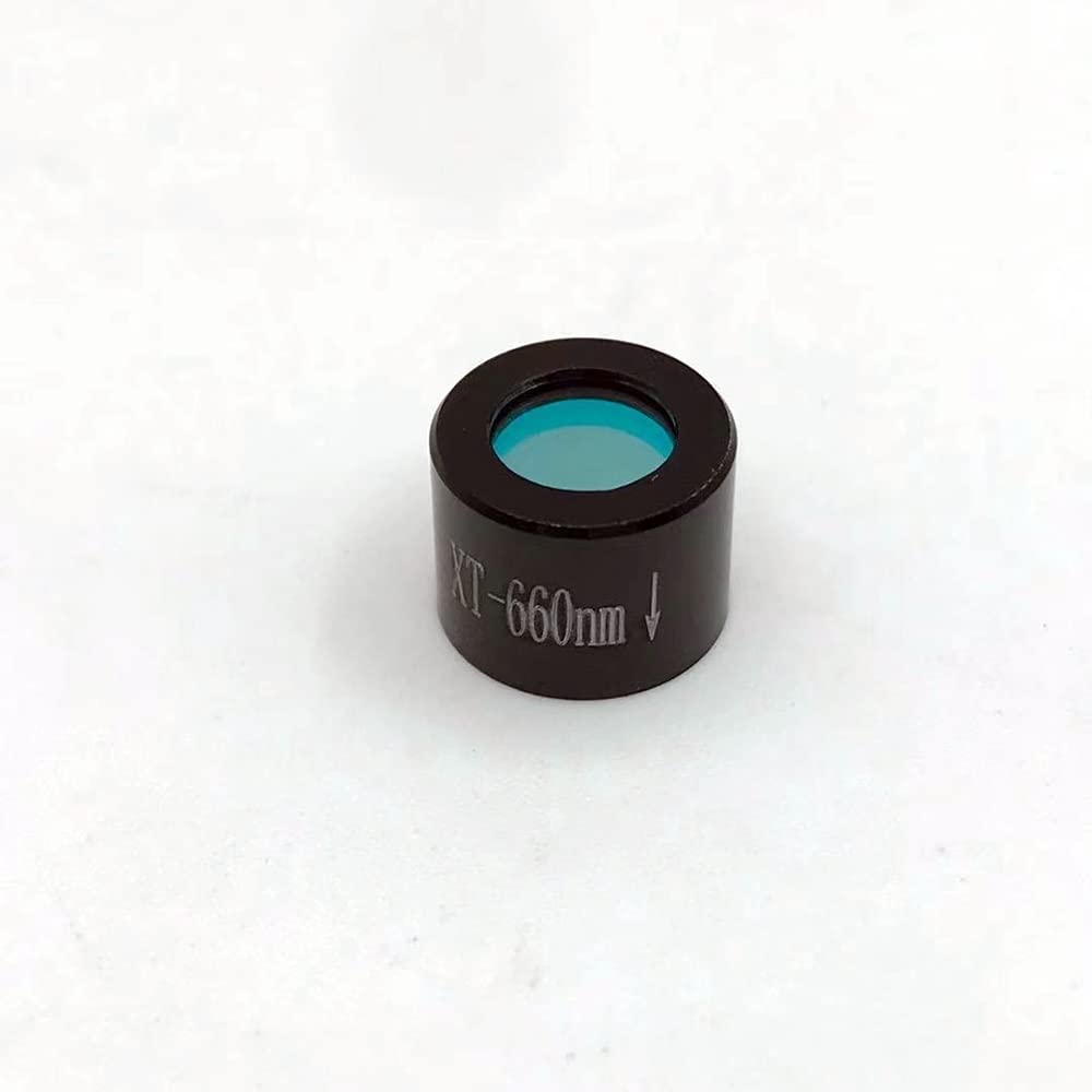 Akcesoria do mikroskopu laboratoryjnego Filtr wąskopasmowy średnica 660 nm 10 mm powszechnie stosowany w analizie biochemicznej analizie etykiet enzymatycznych