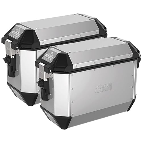 GIVI ALA36APACK2 36LTR Alaska Cases Pair Silver