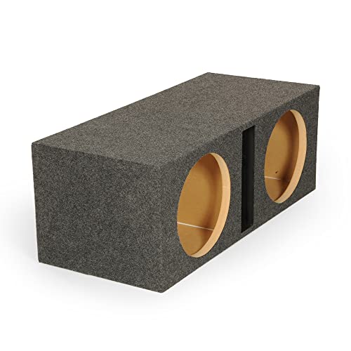 Q Power FBA_BASS10V Qbass Dual 10 Inch Heavy Duty Mdf Material Car Audio Subwoofer Enclosure Boxes thumb #3
