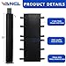 VANCL Square Pole Padding Outdoor Heavy-Duty Basketball Pole Pads Square Basketball Hoop Padding Post Pads Square Hoop Pad UV-Resistant Square Pole Pads for Protection (Fit 6''x6'' Pole)