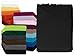 npluseins klassisches Jersey Spannbetttuch - erhältlich in 34 modernen Farben und 6 verschiedenen Größen - 100% Baumwolle, 180-200 x 200 cm, schwarz
