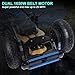 Electric Skateboard, Off-Road All Terrain Electric Longboard for Adults, 3300W Dual Motor Electirc Mountain Board with LCD Remote, 15 Miles Range, 25MPH Top Speed, 9 Inches Inflatable Wheels