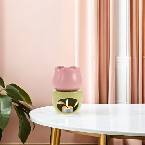 Brûleur parfum diffuseur aromathérapie cire bougie maison et bureau - 8
