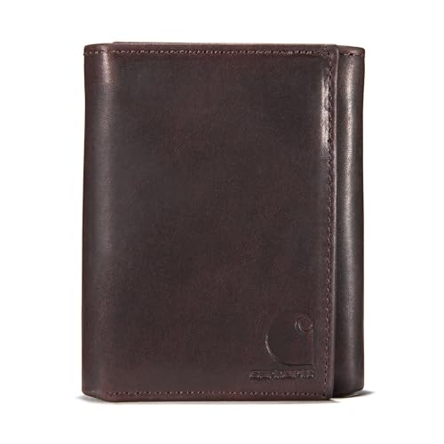 Carhartt Men’s Durable Oil Tan Leather Wallets, Available in Multiple Styles