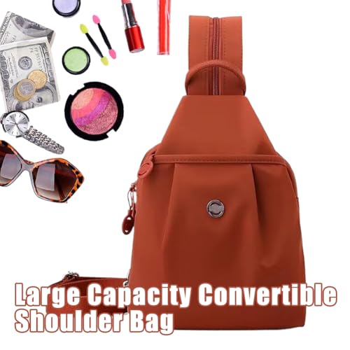 Waterproof 2-Way Commuter Bag, Anti-Theft Travel Tote, Oxford Large Capacity Convertible Backpack3