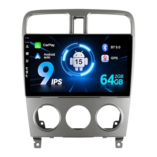 MISONDA Autoradio Android 14 pour Subaru Forester SG 2002-2008 - [2G+32G] - Carplay DSP intégré - Caméra Gratuite Prise en Charge GPS Commande au Volant Dab...