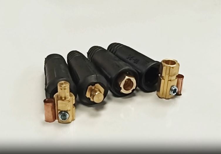 Connettori Rapidi ELCAN Per Saldatrice - Base Femmina 10-25mm, 200A, 2 Pezzi, Euro Plug - Foto 7