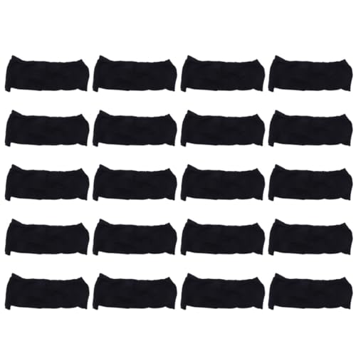 LALADEFIEE Bragas Desechables para Maternidad 20 Unidades Ropa Interior Femenina Negra de Algodón Transpirable Elásticas y Cómodas para Posparto y Cuidado SPA