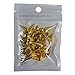 RUBYCA 100 Sets 14MM Gold Color Bullet Cone Spike and Stud Metal Screw Back for DIY Leather-Craft