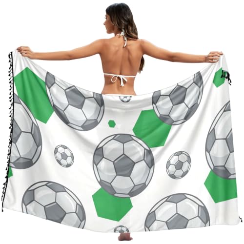 Traje de baño para mujer anti-decoloración Copa del Mundo verde bañador de fútbol resistente