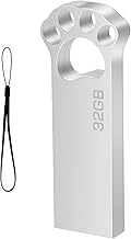 32GB Metal USB Flash Drive 32GB Portable USB Key 32 giga Pendrive USB 2.0 Flash Drive 32giga External Memory PC for Laptop, etc (Silver)