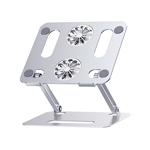 Base para laptop con doble ventilador y aleación de aluminio miniatura 1