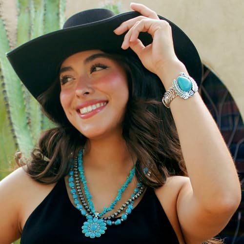 Image of Montana West Rustic Couture's Western Jewelry Set for Women Cowgirl Vintage Western Necklace Earring