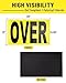 Venussar Oversize Load Signs for Trucks, Magnetic Oversized Warning Sign Professional Wide Load Sign for Safe Hauling 12