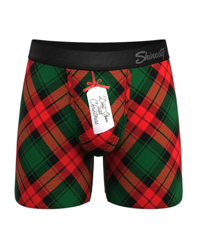 Shinesty Hammock Support Boxer Briefs with Pouch | Underwear for Men Flyless | US XL Christmas Package