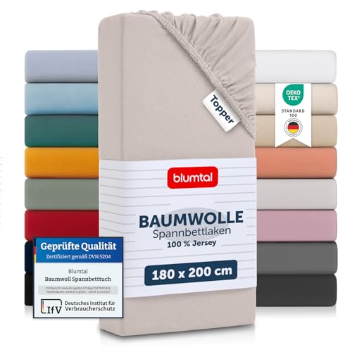 Blumtal Basics Spannbettlaken Topper- Spannbettlaken aus 100{002ea6ea71bb8c75d16c8f93296059ccdff08528b343154f31a9818faff38bea} weicher Baumwolle, Bettwäsche, Elfenbein Blumtal Basics Spannbettlaken Topper- Spannbettlaken aus 100{002ea6ea71bb8c75d16c8f93296059ccdff08528b343154f31a9818faff38bea} weicher Baumwolle, Bettwäsche, Elfenbein