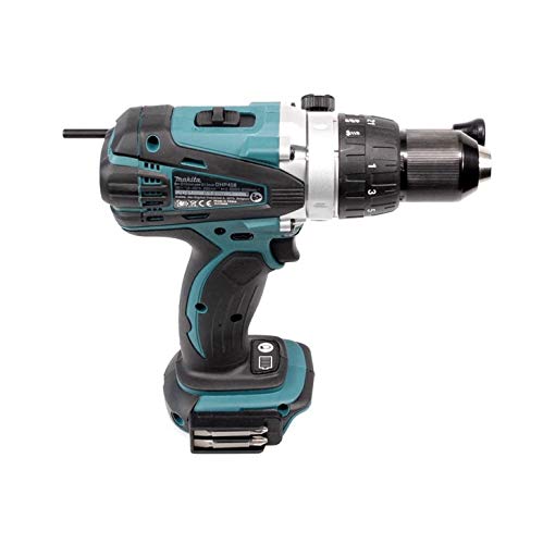 Makita DHP 458 RTJ Perceuse visseuse à percussion sans fil 91Nm 18V + 2x Batteries 50 Ah + Chargeur + Jeu dembouts et de - vue 5