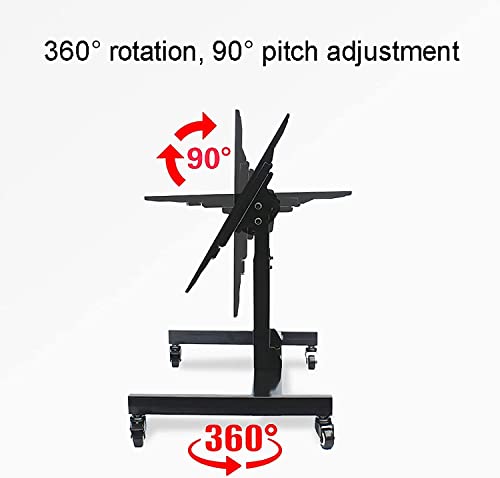 Soporte móvil para TV con ruedas y soporte inclinable 32-70 pulg miniatura 5