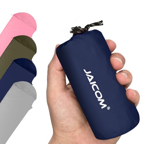 JAICOM Sac de Couchage - Drap de Sac de Couchage de Voyage Ultra-léger et Doux 100% Nylon, Sac a Viande 150 g, Emballage Ultra-Compact, Idéal pour Randonnée, Camping et Séjours en Auberge
