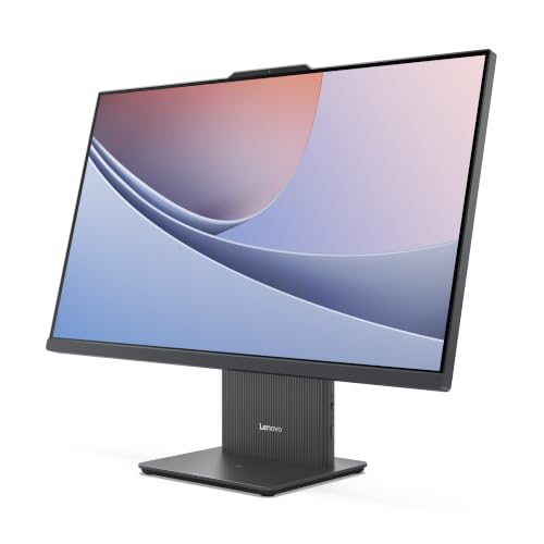 Image of Lenovo 2025 IdeaCentre I 27 inch 100Hz FHD Touchscreen Business All-in-One Desktop, AMD Ryzen 7 7735HS, 64GB DDR5 RAM, 4TB SSD, Wireless Keyboard & Mouse, Wi-Fi 6, Windows 11 Pro, Grey