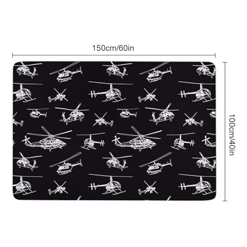 Tapis absorbant et antidérapant en velours doux 150x100 cm idéal pour protéger tous types de sol