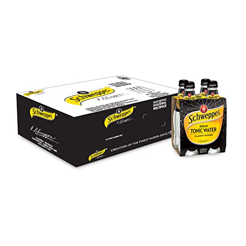 Schweppes Tonic Water, 4 x 300 ml (Pack of 6)