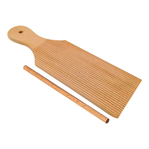 È possibile ottenere uno strumento che è dotato di manico antiscivolo per una presa comoda e consente di risparmiare tempo nella pulizia dopo l'uso con l'aiuto di questa tavola per la pasta.