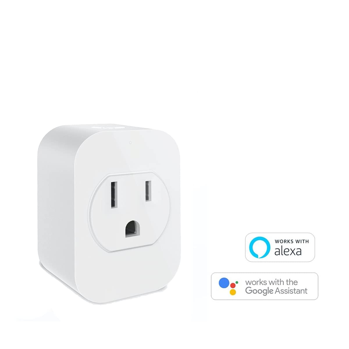 eco4life Smart Plug WiFi Mini Plug Outlet Compatible with Alexa and Google Home Voice Control App Remote Control