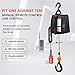 3 in 1 Electric Hoist Winch - Portable 110V/220V Remote Control Hoist with Overload Protection, 25ft Lifting Height, Heavy-Duty Crane Hook Pulley for Home & Industrial Use