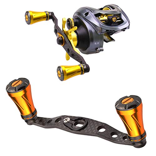 Braço balancim para pesca ao ar livre, isca de fibra de carbono, carretel de fundição, braço bascula