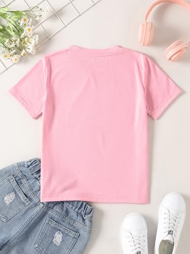 Girl's Cat Shirts Short Sleeve Graphic T-Shirts3