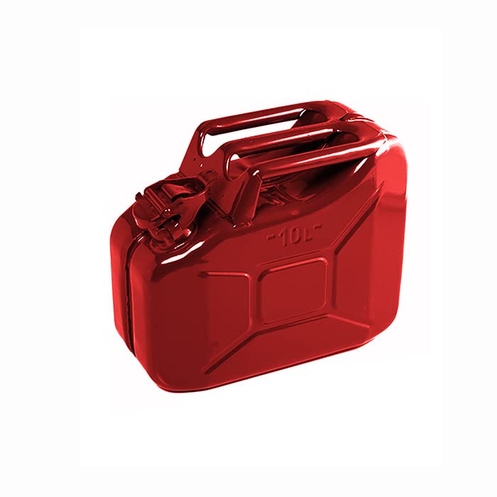 10 L Rouge Bidon pour carburant essence diesel, etc. – Design Compact