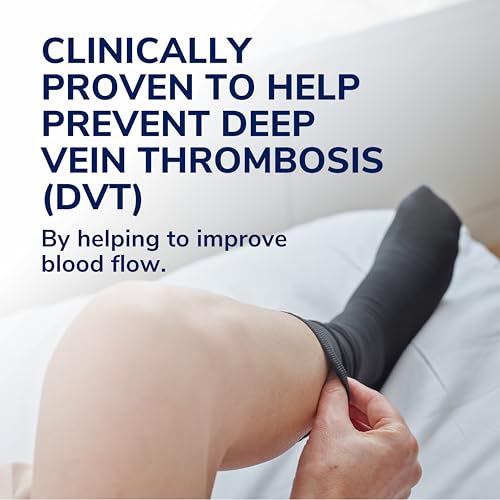 Dr. Scholl's Flight Socks - Clinically Proven Compression Socks for Flight Travel - Help Prevent Swollen Ankles and Deep Vein Thrombosis (DVT) - Sheer - Size 6-9, 1 Pair - Image 2