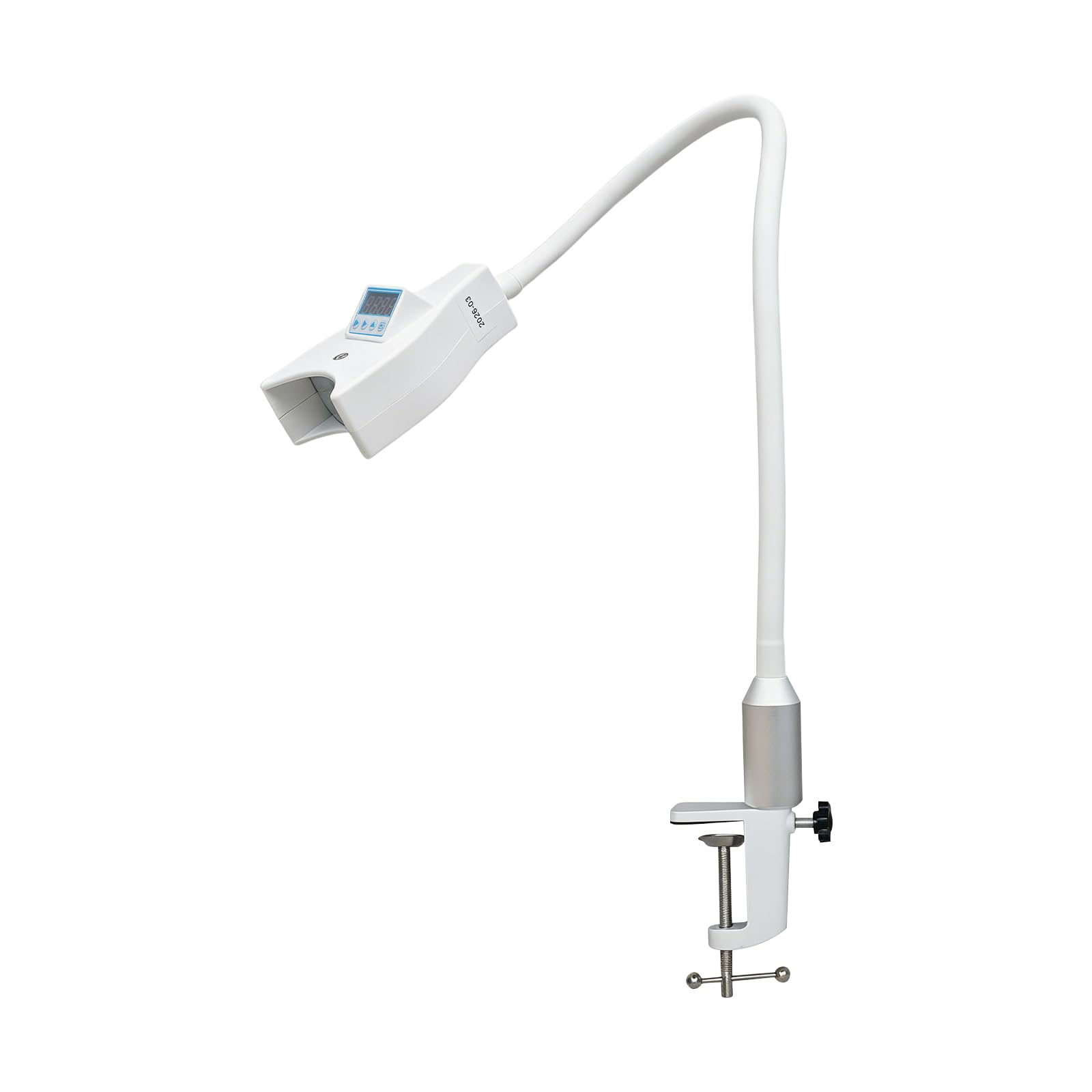 Dispositivo de blanqueamiento dental blanco, lámpara LED de luz fría, 100-240 V, adaptador UE