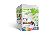 Vega One All-in-One Chocolate (10 Count , 1.5 Oz) - Plant Based Vegan Protein Powder, Non Dairy, Gluten Free, Non GMO
