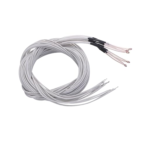 Mobestech 5Pcs Sensores Termistor Ntc Impressora Sensor De Temperatura Branco 100K