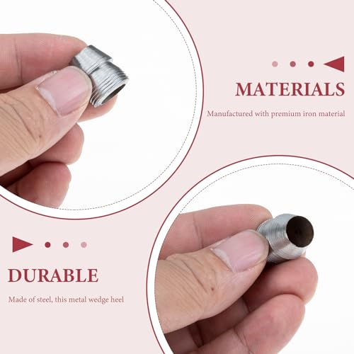 Happyyami 25 Stücke Axtkeil Axtkeile Sortiment Runde Hammerkeile Eisen Axt Griff Installieren Keile Spaltkeil für Axt Mauls Klaue Hammer Vorschlag Mauls Griff Keil Axtkeil- Set Hatchet- Griffkeile