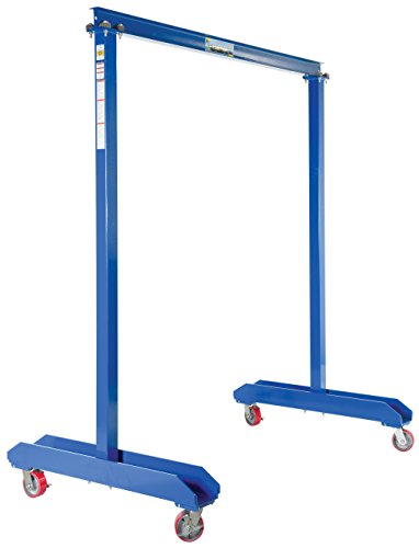 Vestil FPG-20 Portable Work Area Gantry Crane, 2,000 lb, 94" Height, Blue #1