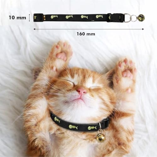 Image of Adjustable Dog & Cat Collar 10mm | Durable, Comfortable & Stylish Pet Collar | Ideal for Small, Medium & Large Pets- Color May Vary (2, New Printed Collar)