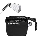 Club Scrub Bolsa de limpieza para palos de golf y pelotas de golf, limpia