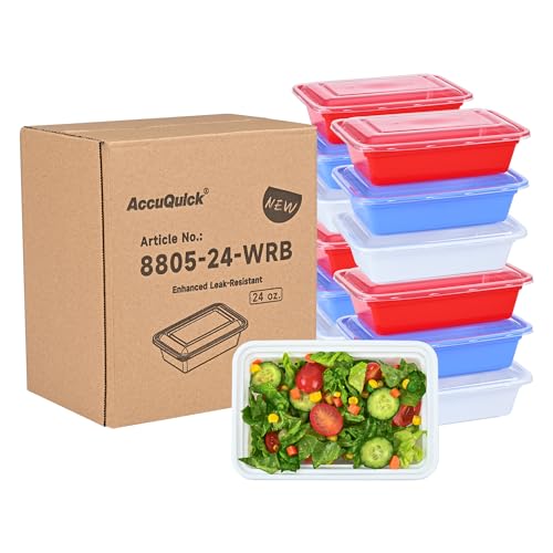 Image of LOKATSE HOME 24 Pack Multi-Color Meal Prep Food Storage Containers with Lids Reusable Lunch Bento Boxes, BPA Free, Stackable, Microwave /Dishwasher /Freezer Safe