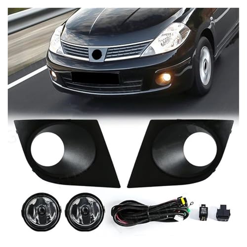 Pare-chocs avant Nissan Tiida remplacement cache antibrouillard usé