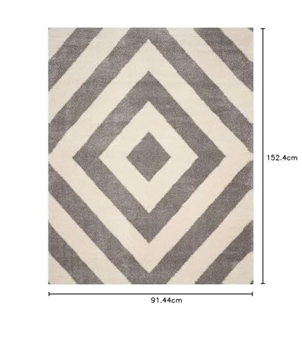 Image of Carpet Mahal Presence Gorgeous Design of Super Soft Shaggy Carpet for Living Room, Bedroom, Hall and Anywhere in Home. [3x5 feet]