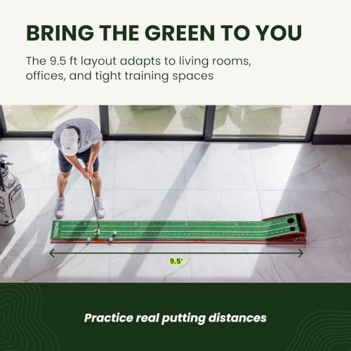 Image of Perfect Practice Standard 9' Putting Mat - Indoor Putting Green